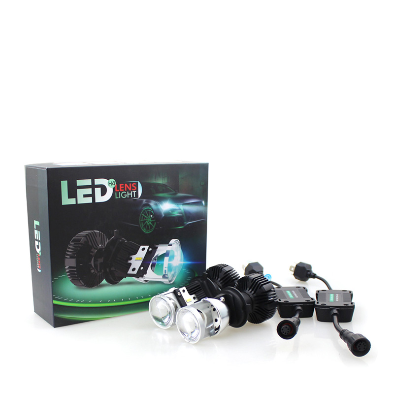 H4 car light lens with perfect light pattern as protector lens