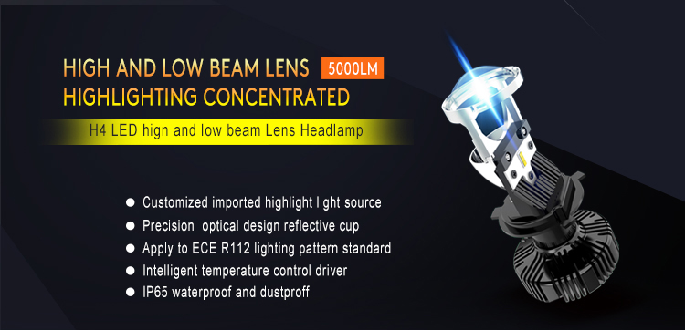 h4 car light lens 01