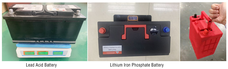 lithium iron phosphate battery light weight