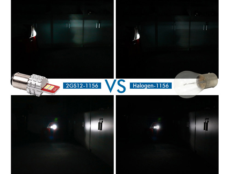 ba15s led bulb lighting test