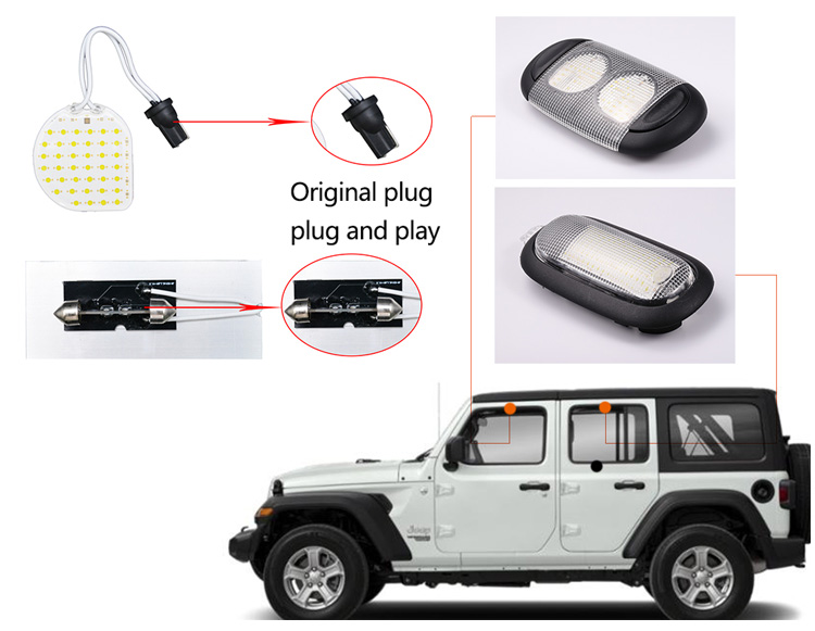 Jeep interior light feature