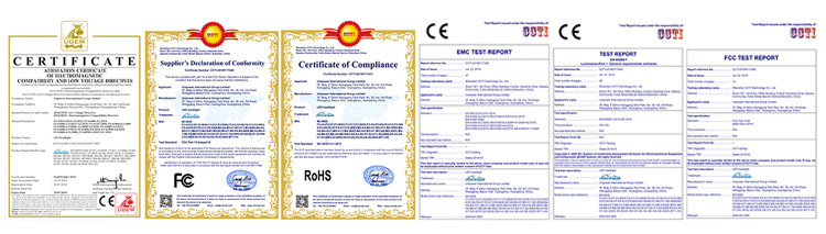 amber led turn signal certificates