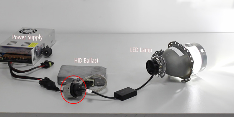 d1s led lossless installation