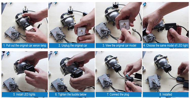 d1s led bulb installation