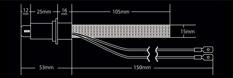 h7 led bulb motorcycle size