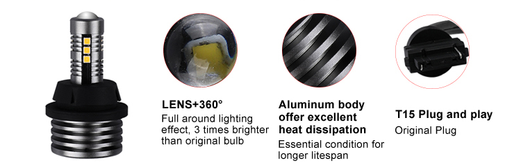 T25 led backup light details