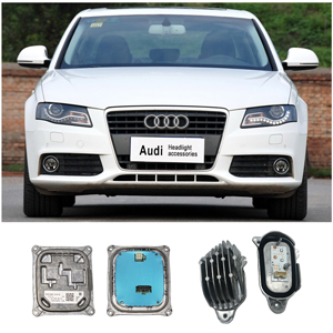 Manufacturer hot selling audi headlight parts A4B8, A6, A7, A8, Q5, Q7 etc