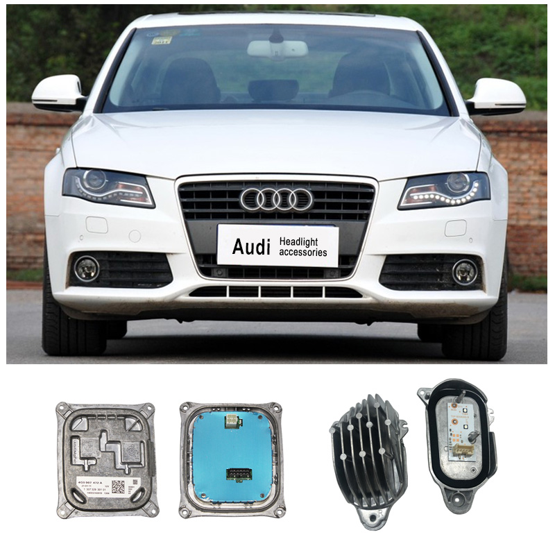 Manufacturer hot selling audi headlight parts A4B8, A6, A7, A8, Q5, Q7 etc