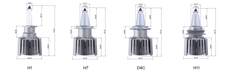 quartz tube led light size 01