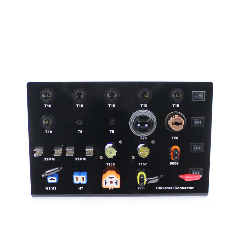 Hot sale test T10 H1 9005 1156 led car light small desktop display demo board