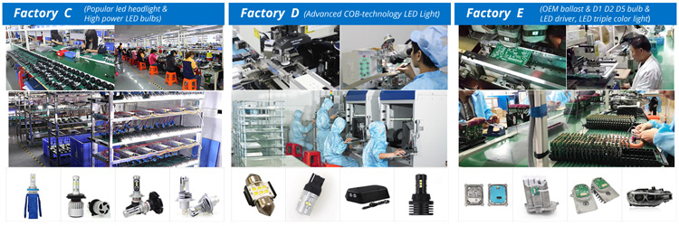 led headlight demo board factory 02