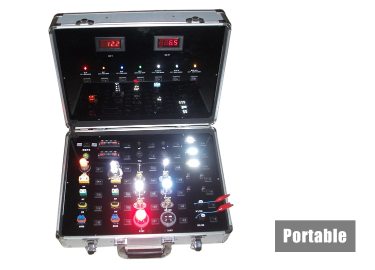 portable led demo case