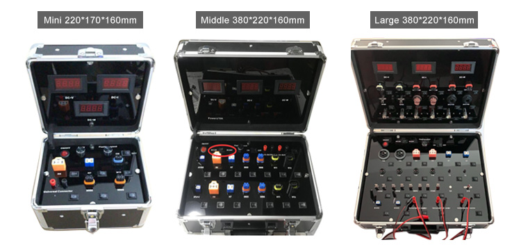 led demo case three sizes