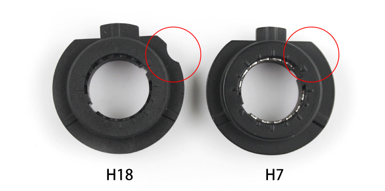 h18 headlight adapter vs h7 headlight adapter 01