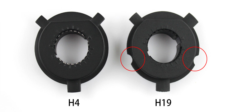 h19 headlight adapter vs h4