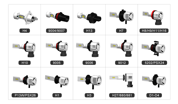 5000lm led bulb model