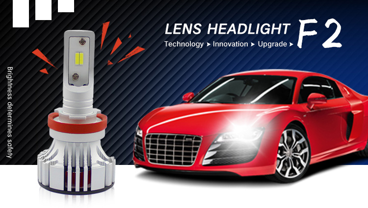 led headlight lens: F2