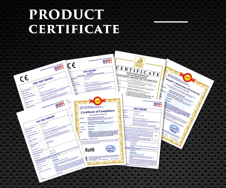 led headlight lens certificate