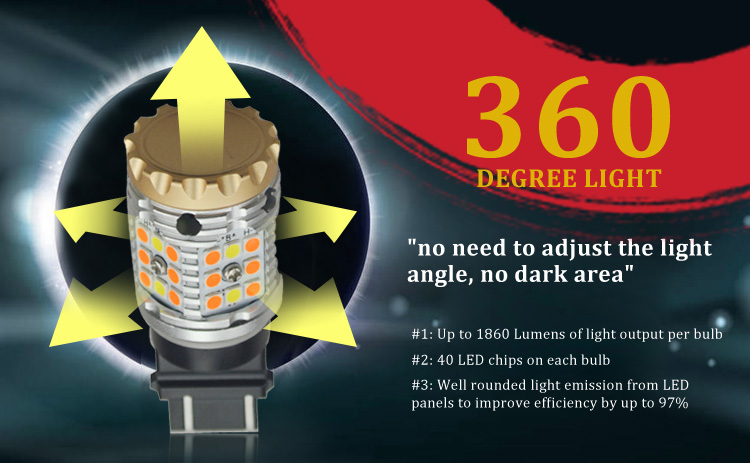 3157 switchback led 360 degree light