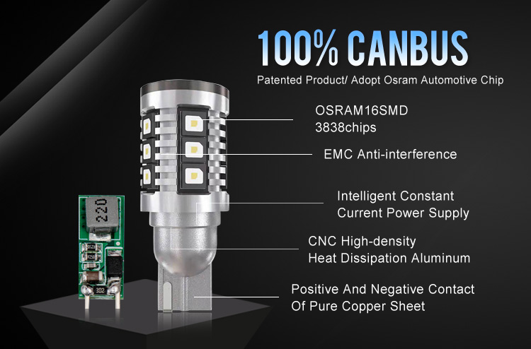 led 921 reverse lights: 100% canbus