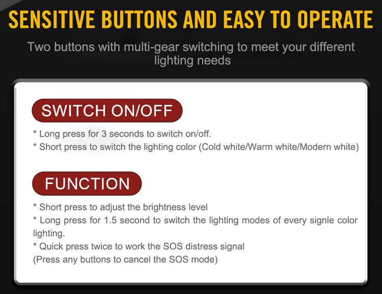 multifunctional led light introduction 03