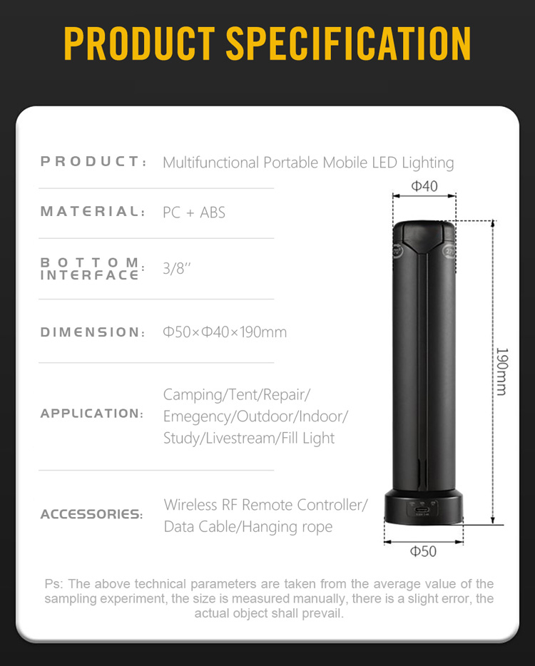 multifunctional led light size 01