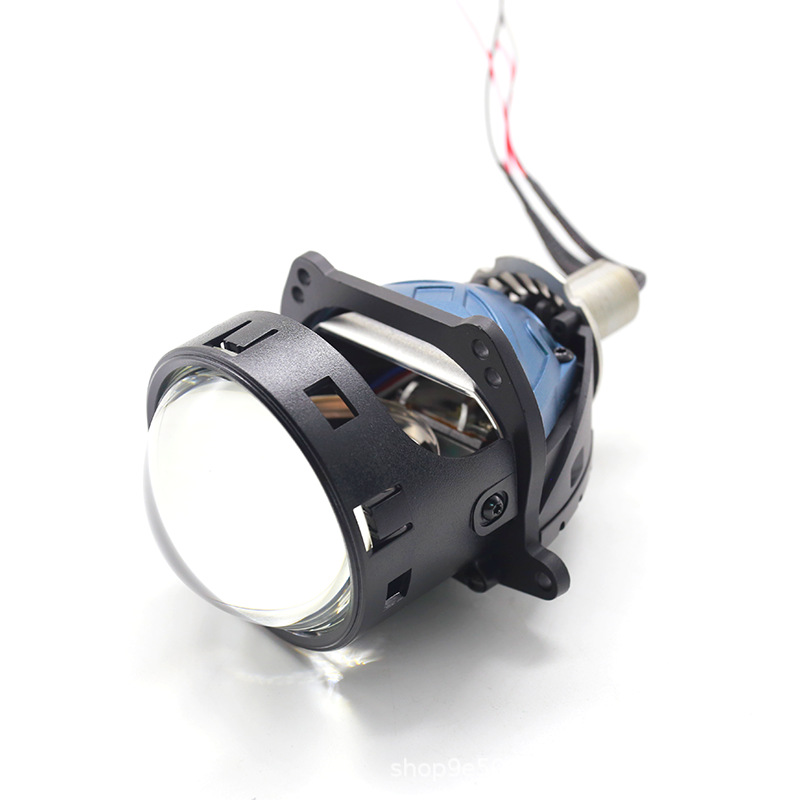 Car double light lens headlight Bi LED Lens H7 H4 Strong focusing