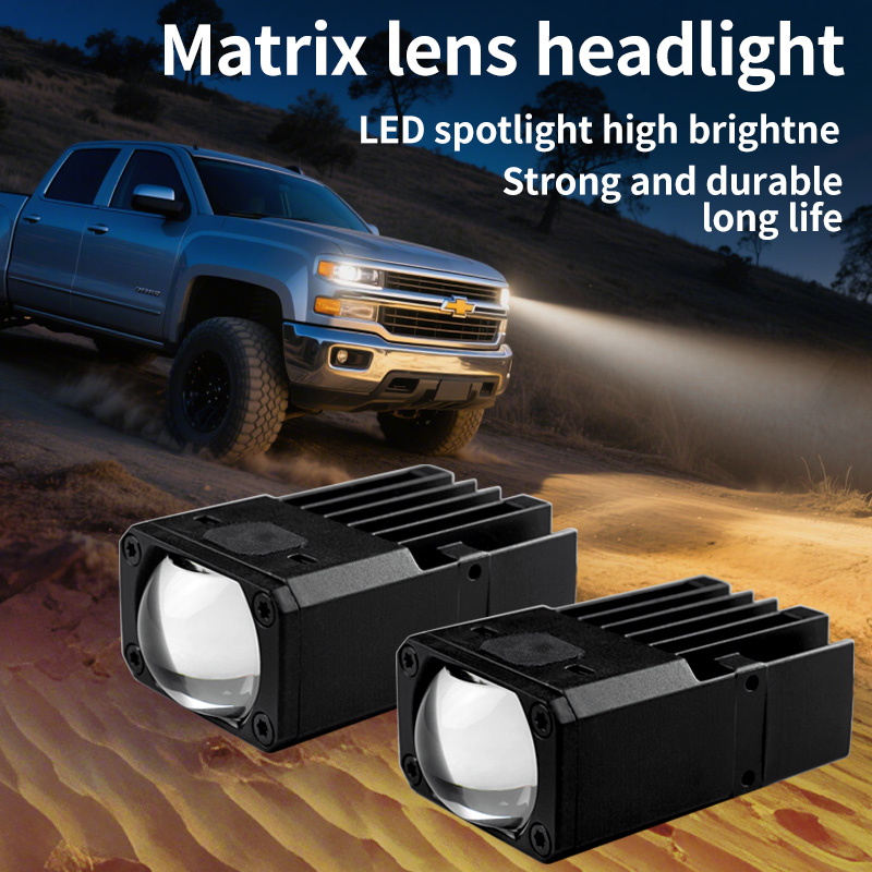 Matrix lens headlamp light-emitting diode Small size Headlight modification