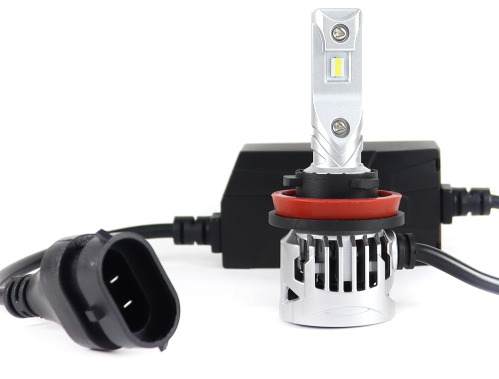 ECE R37 Street Legal, CANBUS Error-Free,Built-in Cooling Fan LED Headlight Bulbs