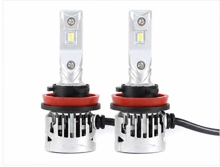 ECE R37 Street Legal, CANBUS Error-Free,Built-in Cooling Fan LED Headlight Bulbs